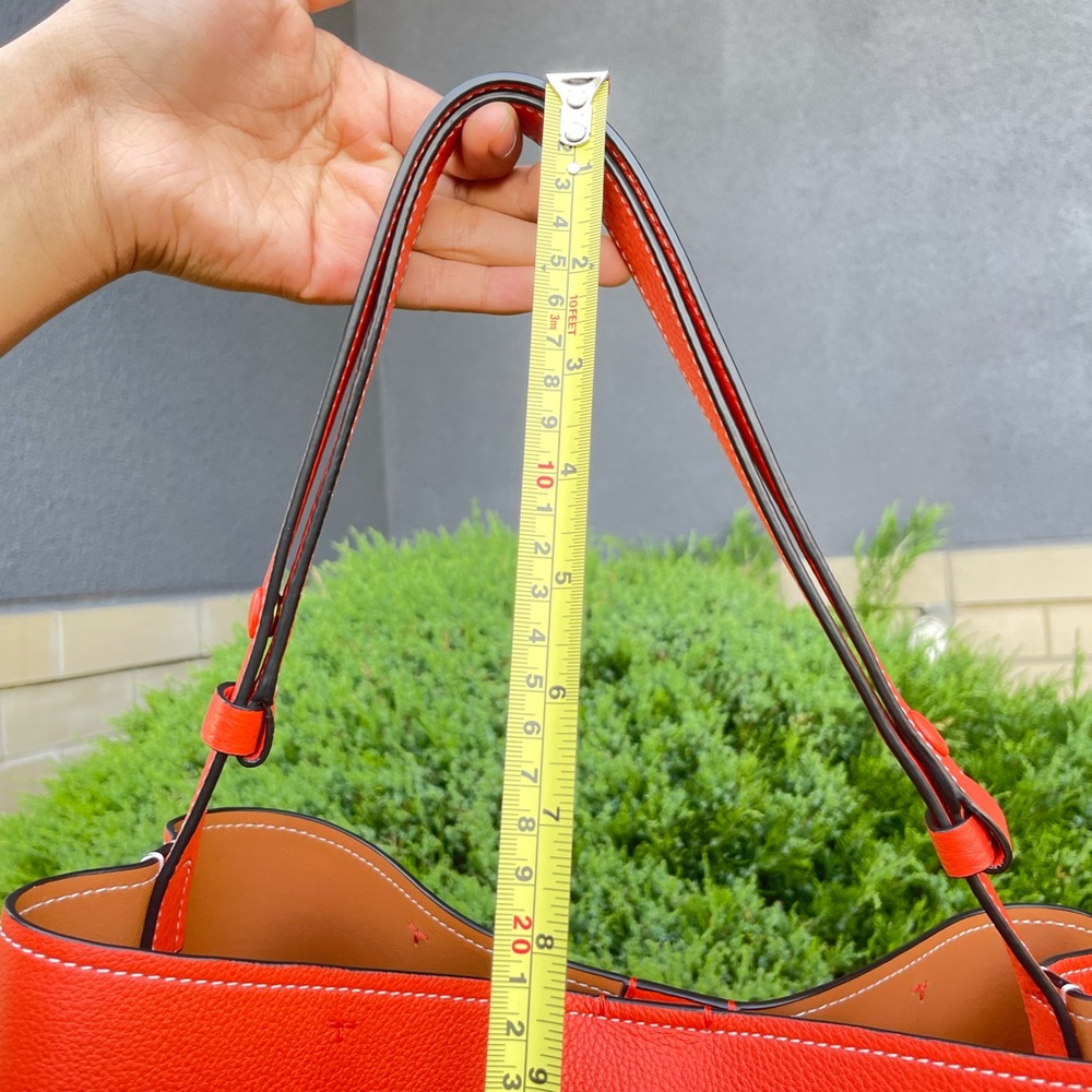 Tory Burch Pebbled Leather Hobo Bag - Picture 12 of 16